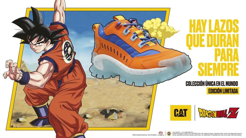 CAT lanza colaboración exclusiva de ropa y zapatillas de Dragon Ball Z