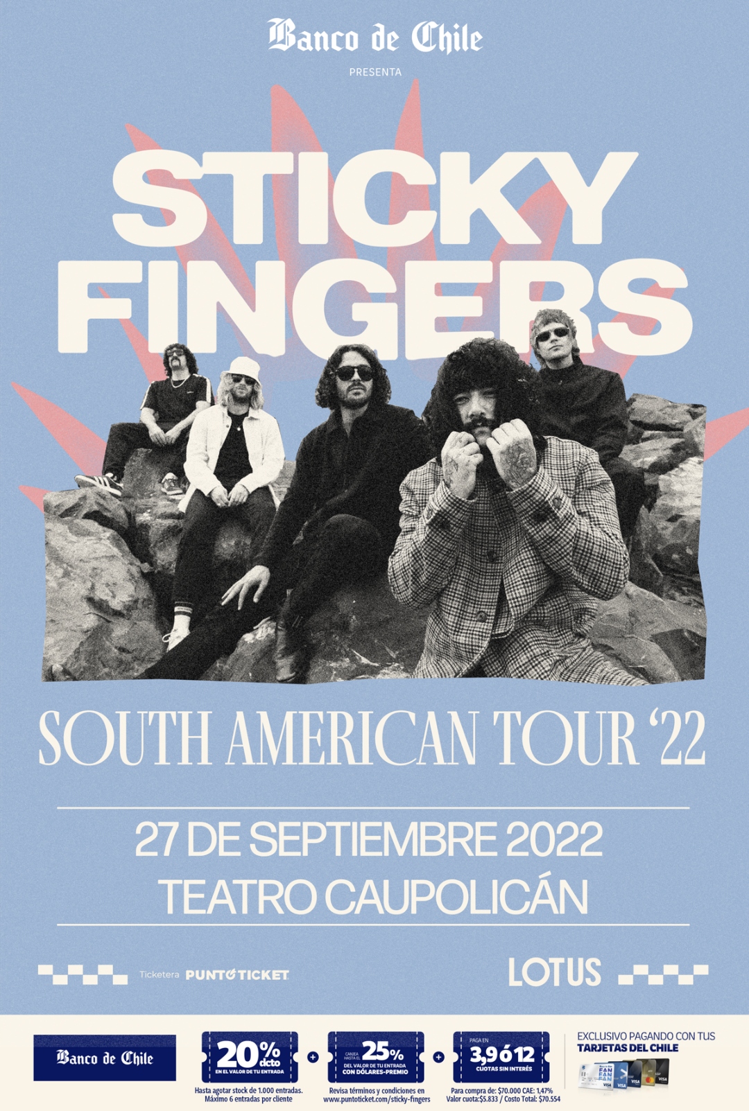 sticky fingers lekkerboy tour setlist